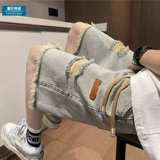 Джинсовая юбка, летние шорты, повседневные брюки, дизайнерские штаны, в американском стиле, тренд сезона