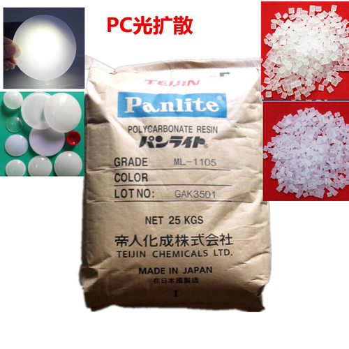 光扩散PC/日本帝人/ML-1105 光学级乳白色耐高温PC/LED灯罩原料