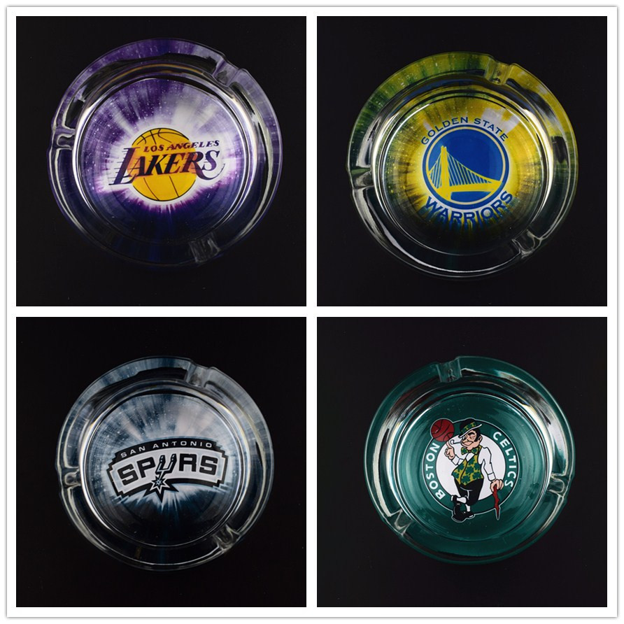 NBA勇士火箭马刺凯尔特人湖人公牛老鹰烟灰缸球队球迷用品