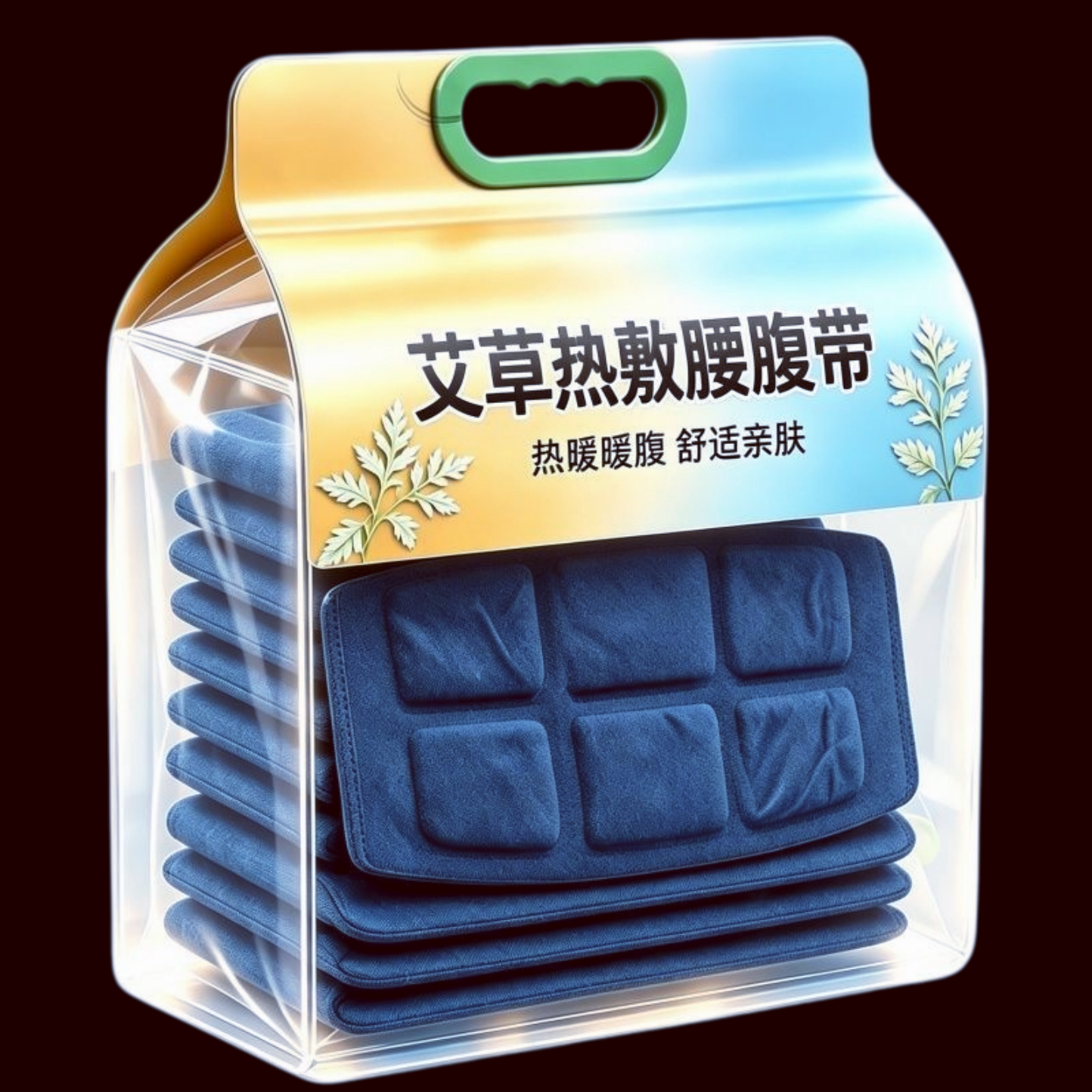 暖贴热敷腰腹发热贴艾草暖腹贴腰暖贴热敷精油暖宝宝呵护腰腹蒸汽