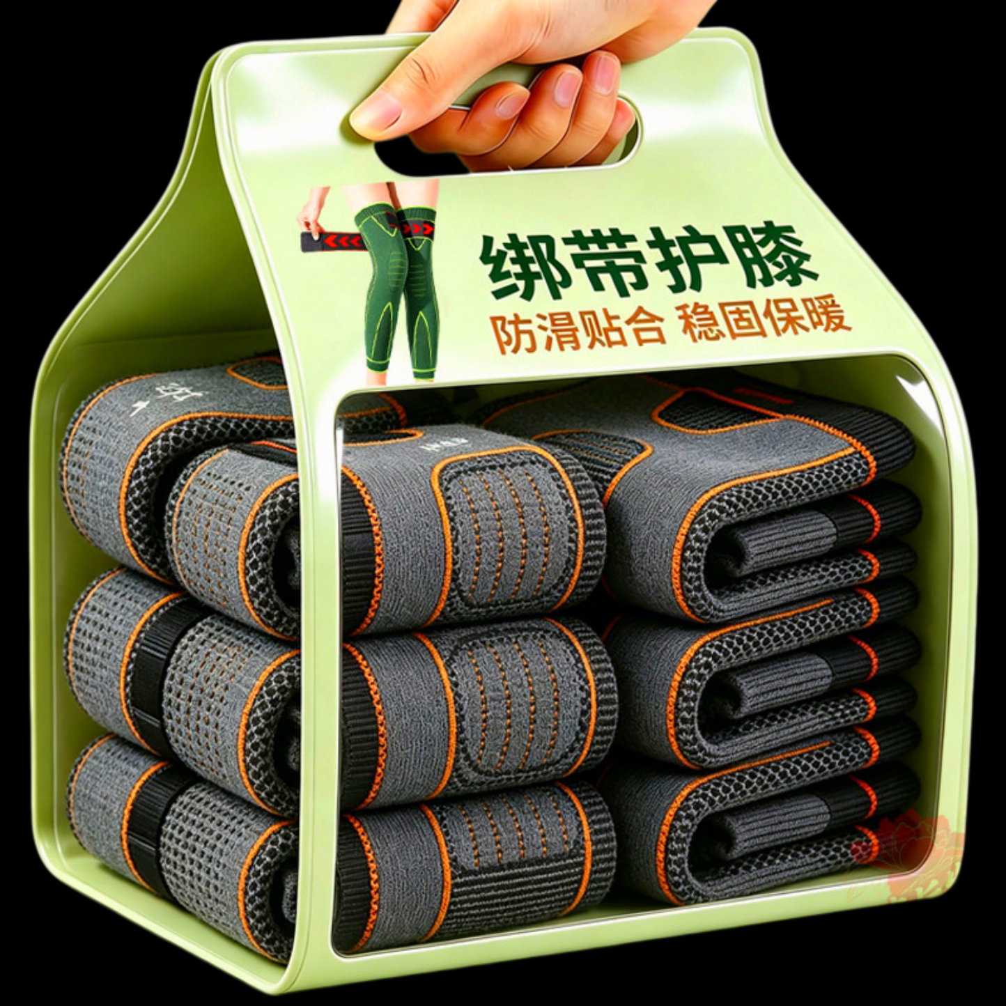 绑带护膝中老年防滑贴合稳固保暖运动护具男女通用膝盖保护热销中