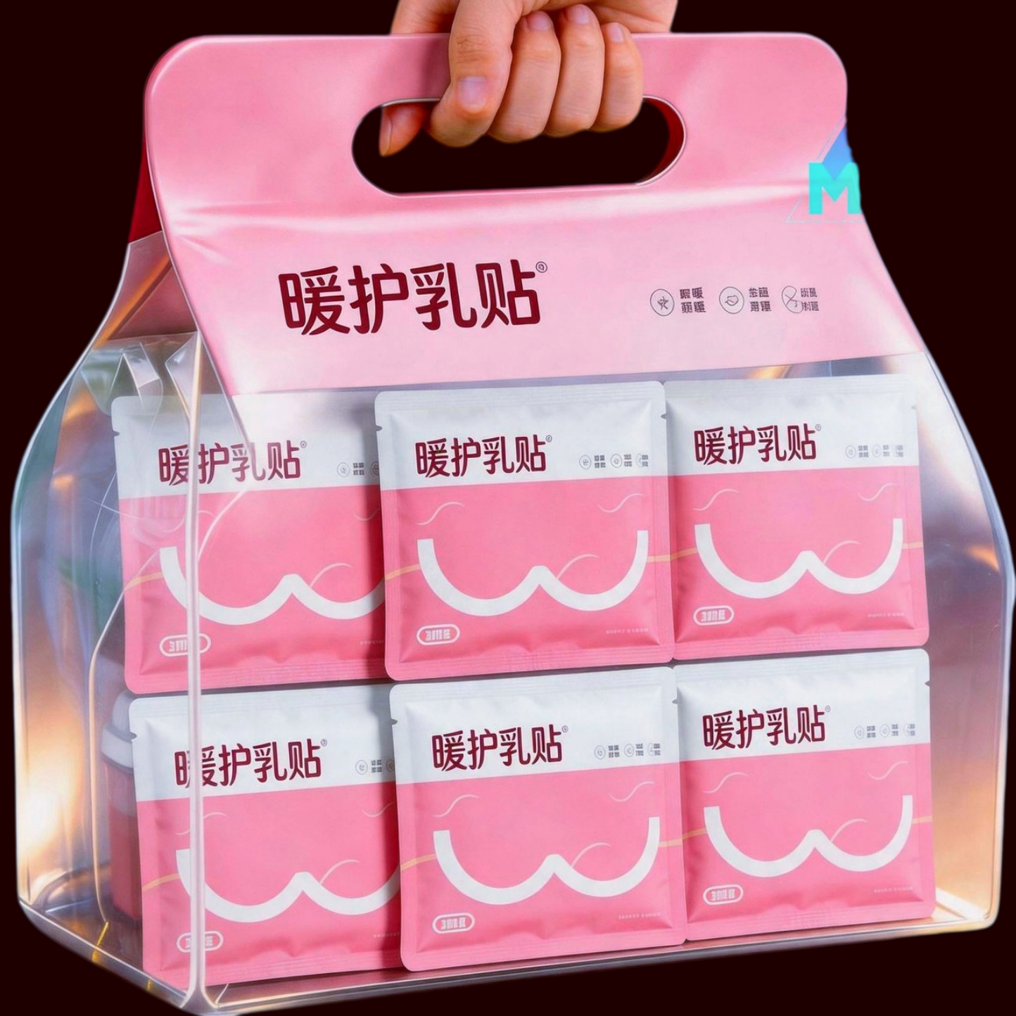 蒸汽暖护乳贴草本温润胸部暖敷贴透气亲肤柔软身日常护理暖身贴