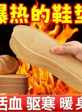 发热鞋垫女冬季自发热暖足鞋垫发热暖脚暖宝宝加热鞋垫男女款通用