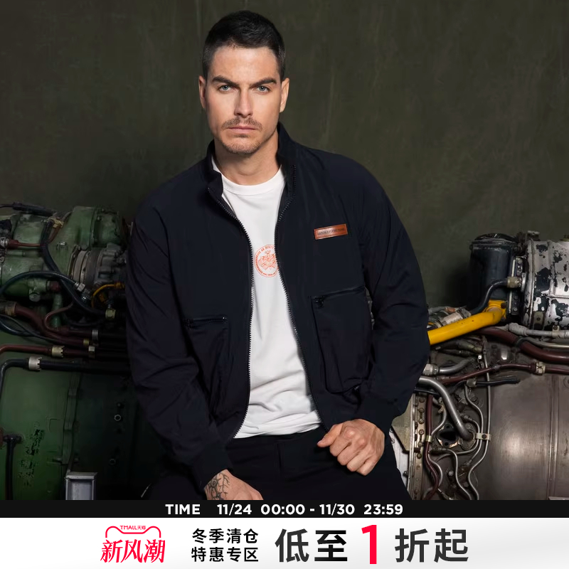 AK男装秋季美式复古潮流休闲时尚机能立体口袋工装夹克外套男上衣