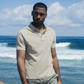 POLO衫 AK男装 都市机能凉感吸湿排汗口袋翻领短袖 新款 男 夏季