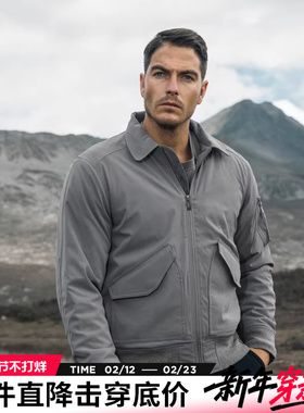 AK男装秋冬新款透气防风防雨复古纪念版CWU-45翻领仿羊羔绒里棉服