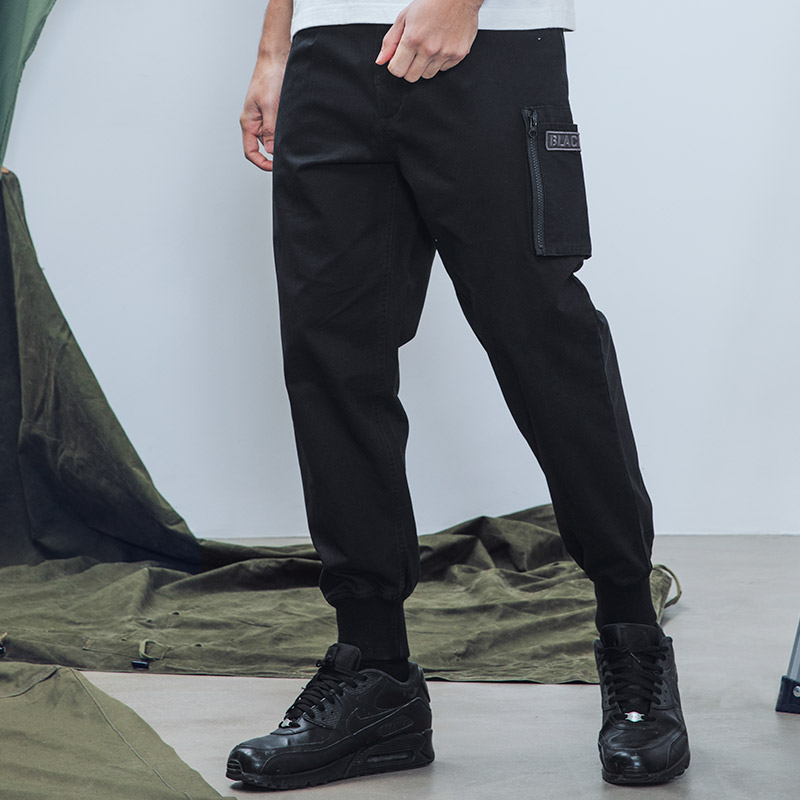 akclub腿袋收口男裤休闲九分