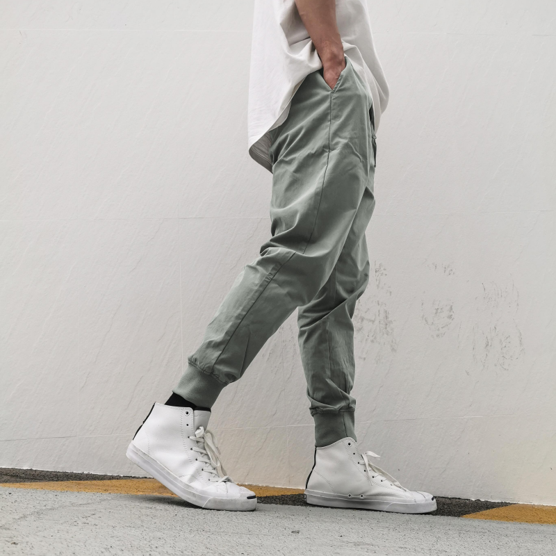 AK男装夏季新款复古休闲长裤罗纹收脚口期轻薄百搭小直筒九分裤男|msdalam kategori Pakaian Lelaki, seluar santai - dari Buy2taobao.com untuk memberikan perkhidmatan ejen Taobao profesional membeli