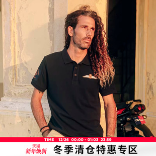 夏季 POLO衫 新款 休闲绣花短袖 男 绣花章仔都市合体版 AK男装