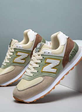 春秋新款男鞋女鞋轻便防滑运动鞋跑步鞋休闲鞋情侣N字鞋透气学生