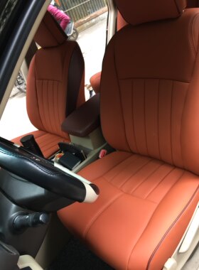 长沙汽车包真皮座椅汉兰达 普拉多 霸道 RAV4 改装真皮座套坐垫