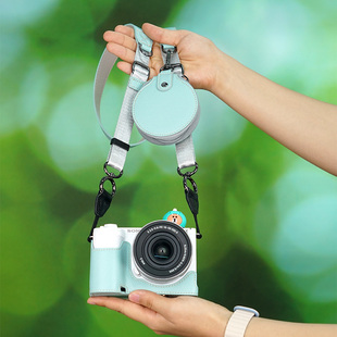 适用索尼a6700/a6400/a6000保护套zve10m2相机包皮套收纳包zve10l