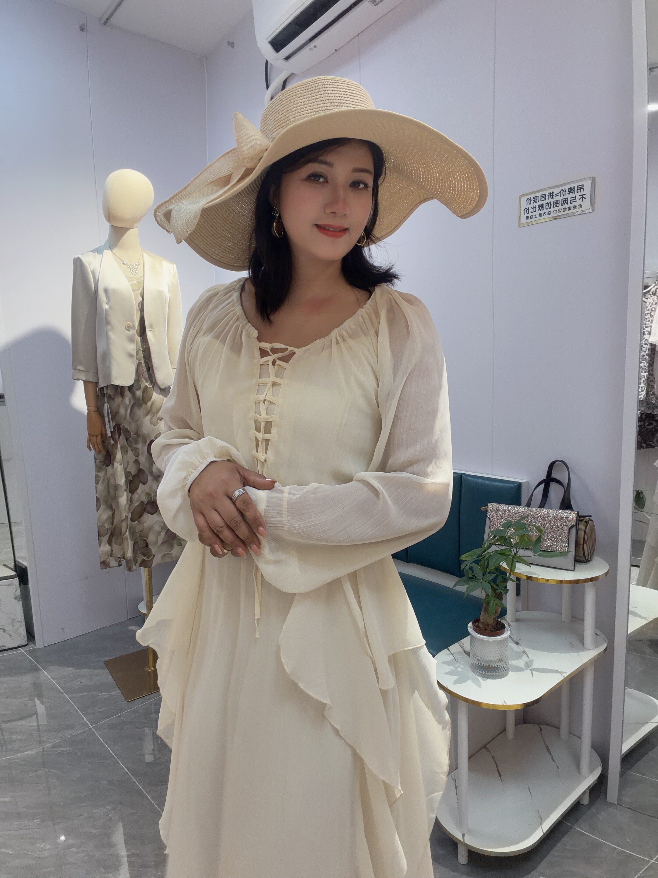 套装女新款法式初恋桔梗仙女裙超时尚套装