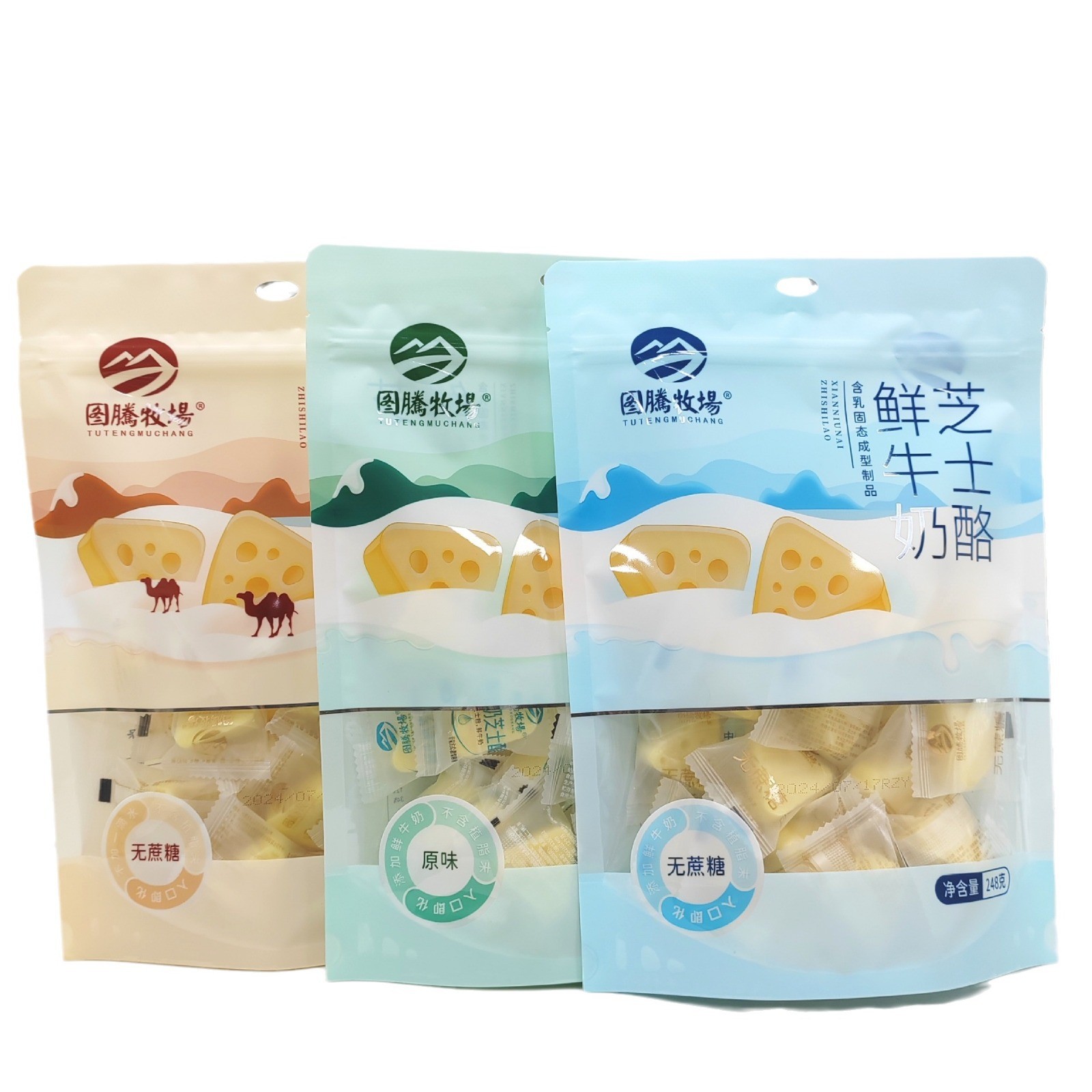 图腾牧场三角鲜牛奶芝士酪