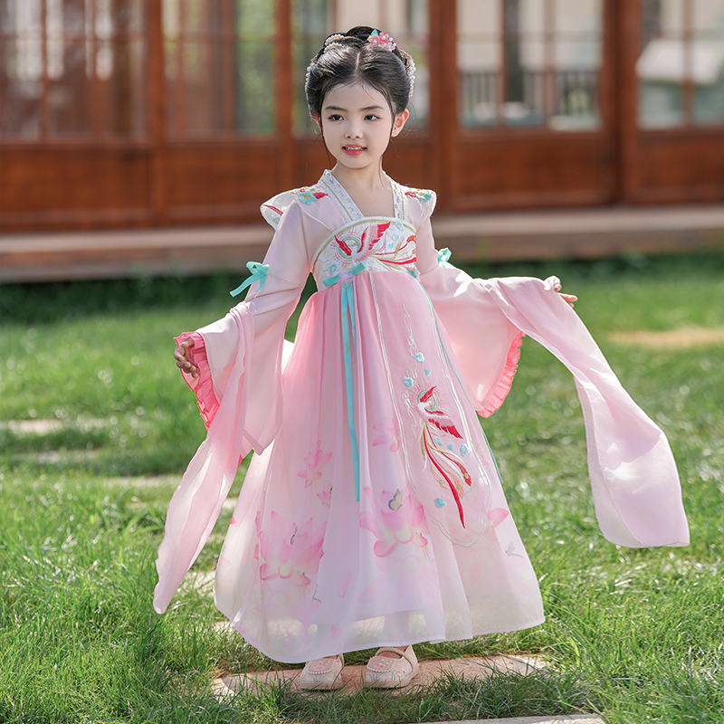 女童新中式汉服2025新款