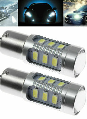 新款S25 BA15S P21W 1156 5630 15SMD 15LED高亮倒车灯尾灯转向灯