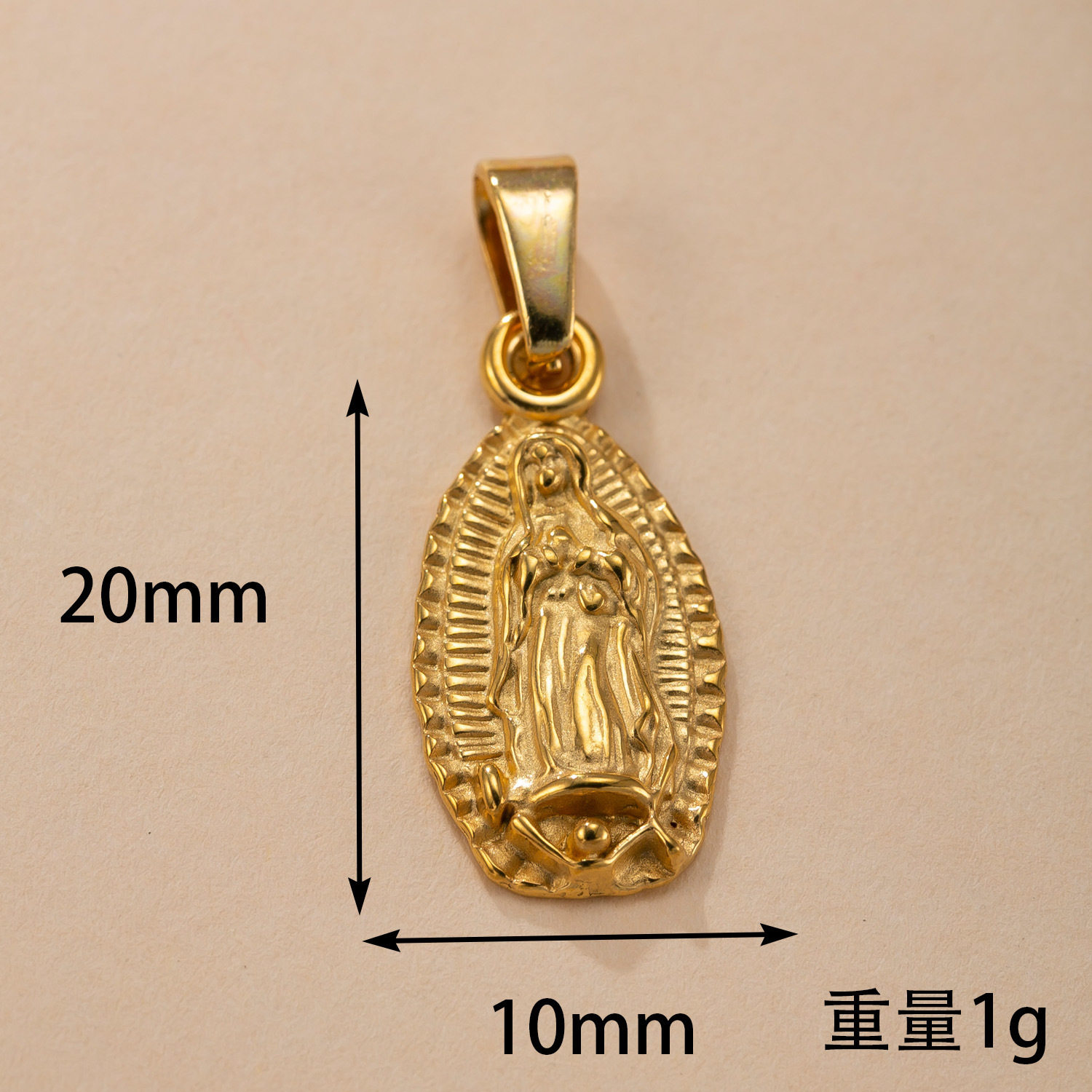 单吊坠 跨境不锈钢坠子饰品 爱心微镶钻项链气质轻奢diy饰品配件