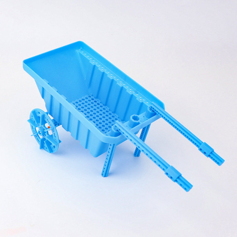 手推车diy手工小制作 推拉车运输工具模型益智玩具科学实验材料包