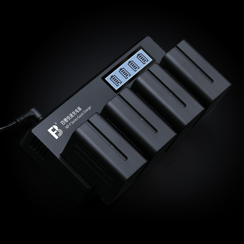 沣标适用索尼摄像机电池F970充电器NP-F980 F750 F770 F990 f960