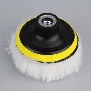 汽车美容打蜡抛光轮自粘羊毛轮海绵轮抛光机海绵球抛光盘打蜡海绵