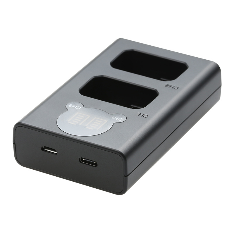 捕捉者NP-FW50相机电池充电器适用索尼a7m2座充a7s2 a6500双槽充