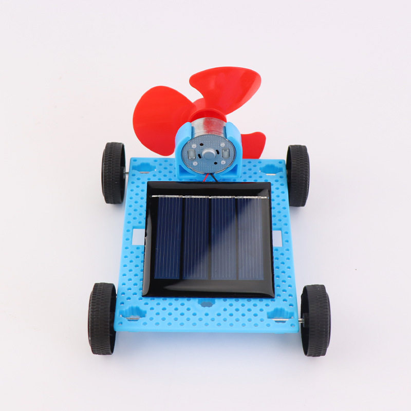 太阳能风动力车diy科技小制作发明组装玩具益智创意模型实验材料