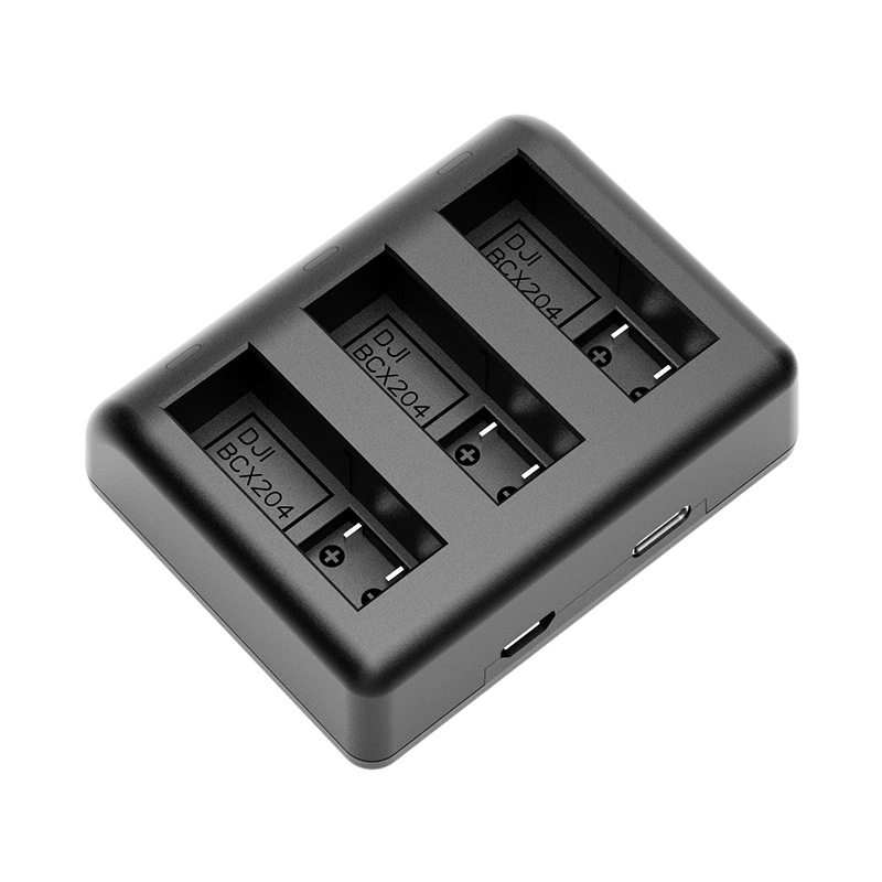 沣标BCX204适用大疆Osmo Action 5 Pro运动相机电池充电器Action4
