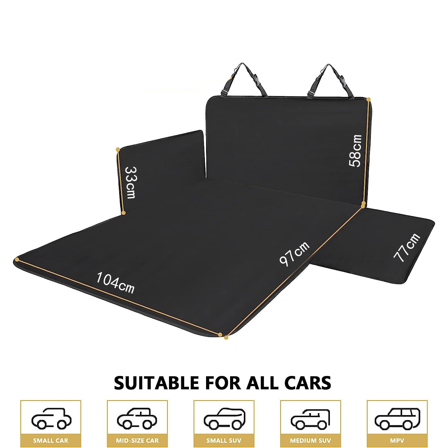 SUV后备箱保护垫抗污防水越野车后备箱宠物车载垫加厚汽车狗垫子