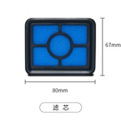 适用于德尔玛VX100洗地机过滤海绵滚刷扫托一体机主刷滤芯配件