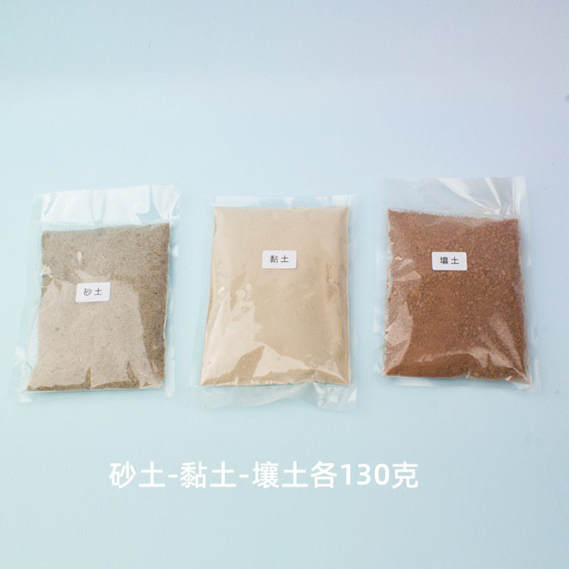 比较不同砂黏壤土壤渗水性实验材料滤纸小中科学生四年级地理教具