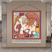 波西米亚挂毯客厅背景墙挂画客栈民宿装 饰壁毯卧室床头民族风挂画