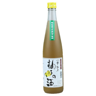 日本进口一笔启上柚子酒500ml