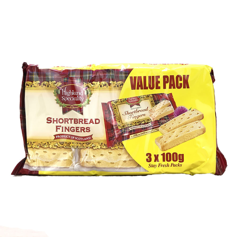 英国进口 苏格兰甜酥手指行饼干 巧克力味饼干 零食糕点曲奇点心