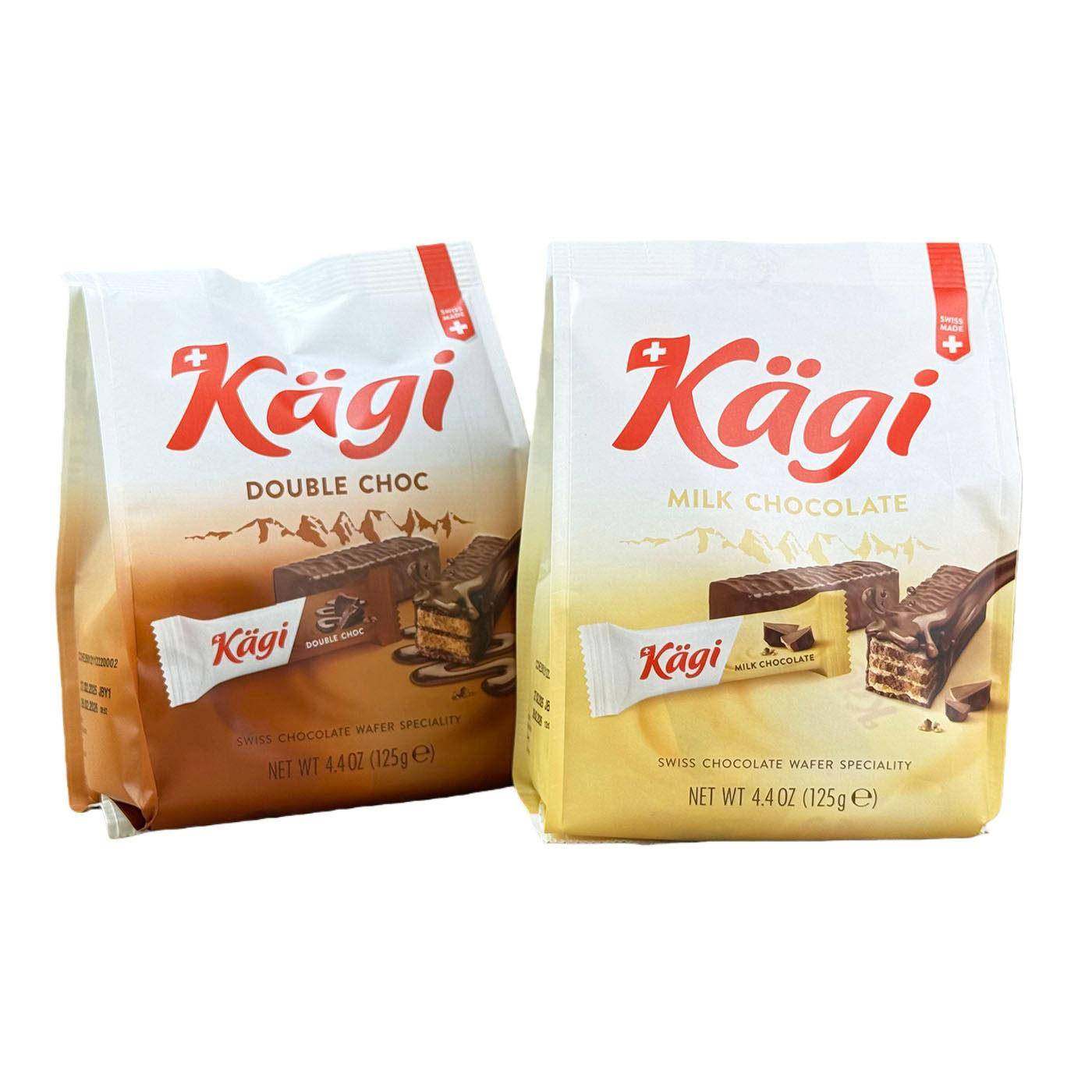 瑞士卡奇迷你特浓巧克力威化饼干125g 零食糕点点心临期清仓