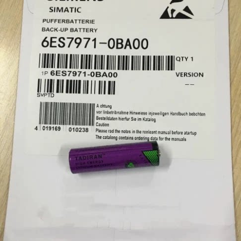 全新原装 适用西门子S7-400锂电池 6ES7971-0BA00 SL-360 TL-5903