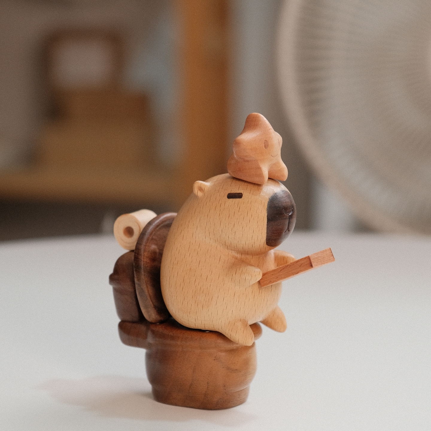 卡皮巴拉拉粑粑|可拆开拼装桌面送朋友对象卡皮巴拉粑粑生日礼物