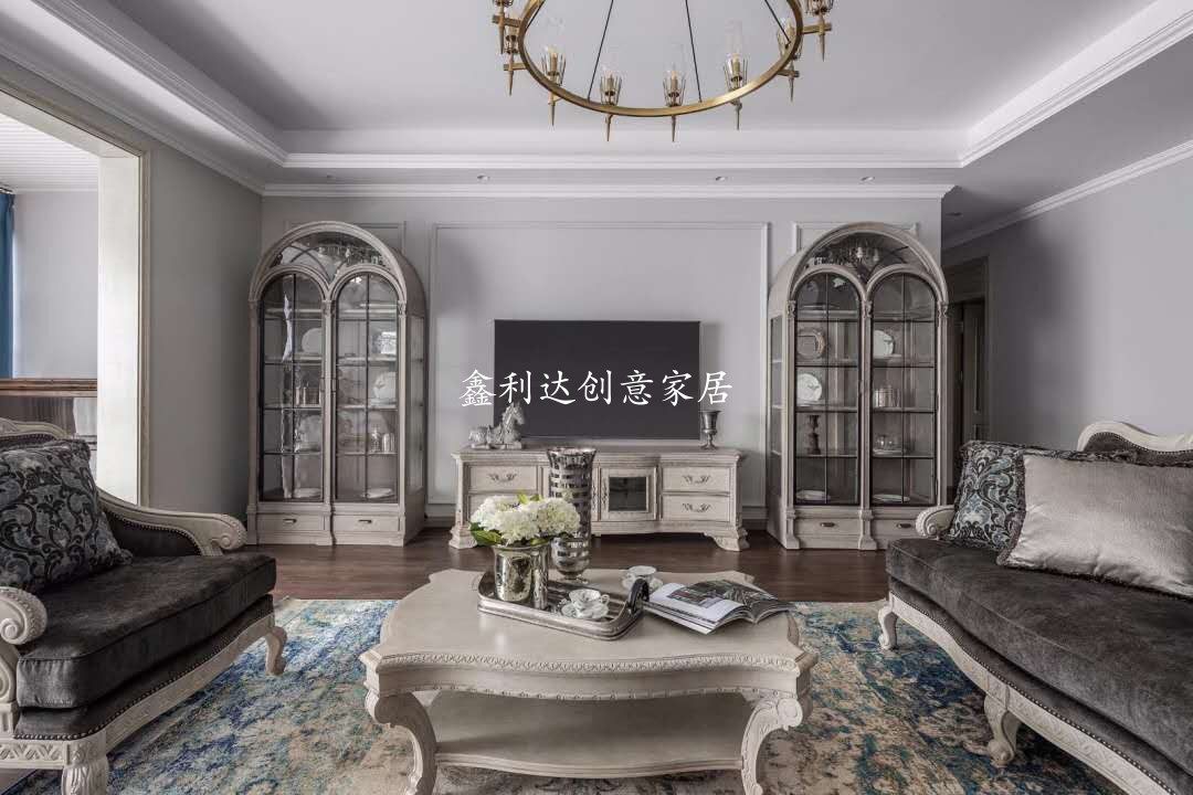 欧式高端豪华方几长方形四香深色复古角几别墅客厅组合边几_虎窝淘