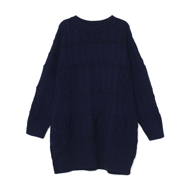 Moveup圆领设计师商场毛衣