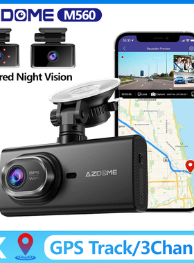AZDOME 4K DashCam Touch Screen Car DVR Infrared Night Vision