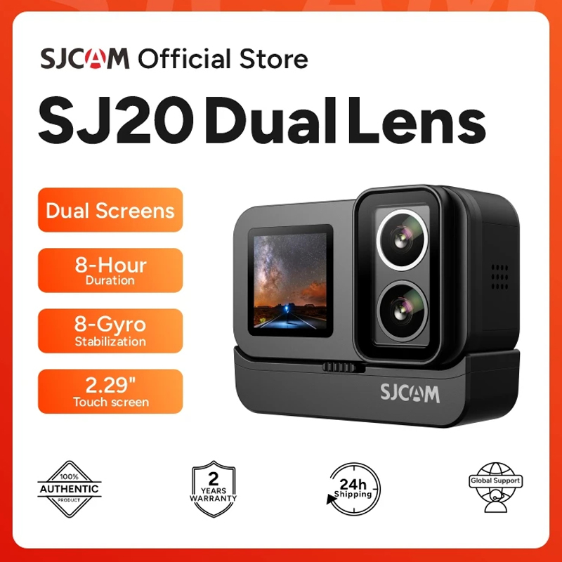 SJCAM运动相机防水4K高清双镜头