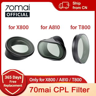 Original 70mai CPL Filter for 70mai Dash Cam X800 A510 T800