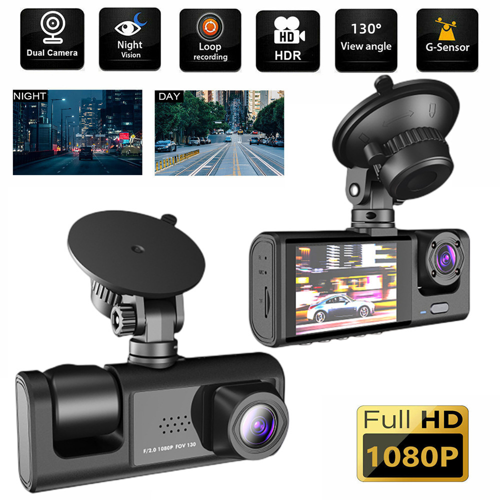 3-Lens Car DVR Dash Cam Recorder WiFi 24h Parking Monitor 汽车用品/电子/清洗/改装 行车记录仪 原图主图