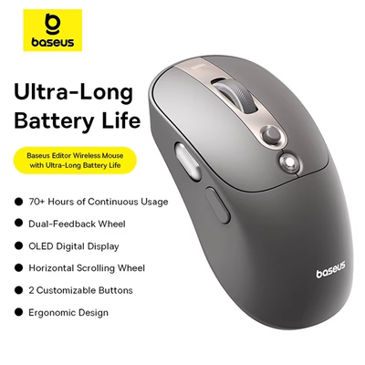 智能无线蓝牙双模充电鼠标