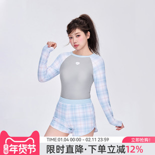 agliondy大码泳衣女微胖女孩遮肉显瘦2025新款胖mm竞速温泉游泳衣