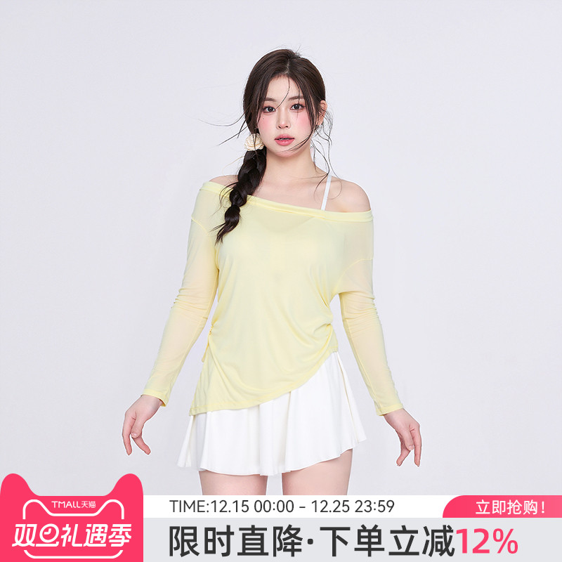 agliondy大码泳衣女微胖遮肉泡温泉显瘦2025新款胖mm高级绝美泳衣