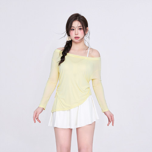agliondy大码泳衣女款泡温泉微胖遮肉显瘦2026新款胖mm连体泳衣