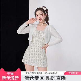 agliondy泳衣女款 微胖女孩遮肉显瘦高级感胖mm绝美 泡温泉2025新款