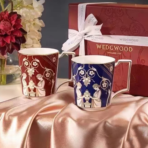 WEDGWOOD骨瓷马克杯对杯礼盒装