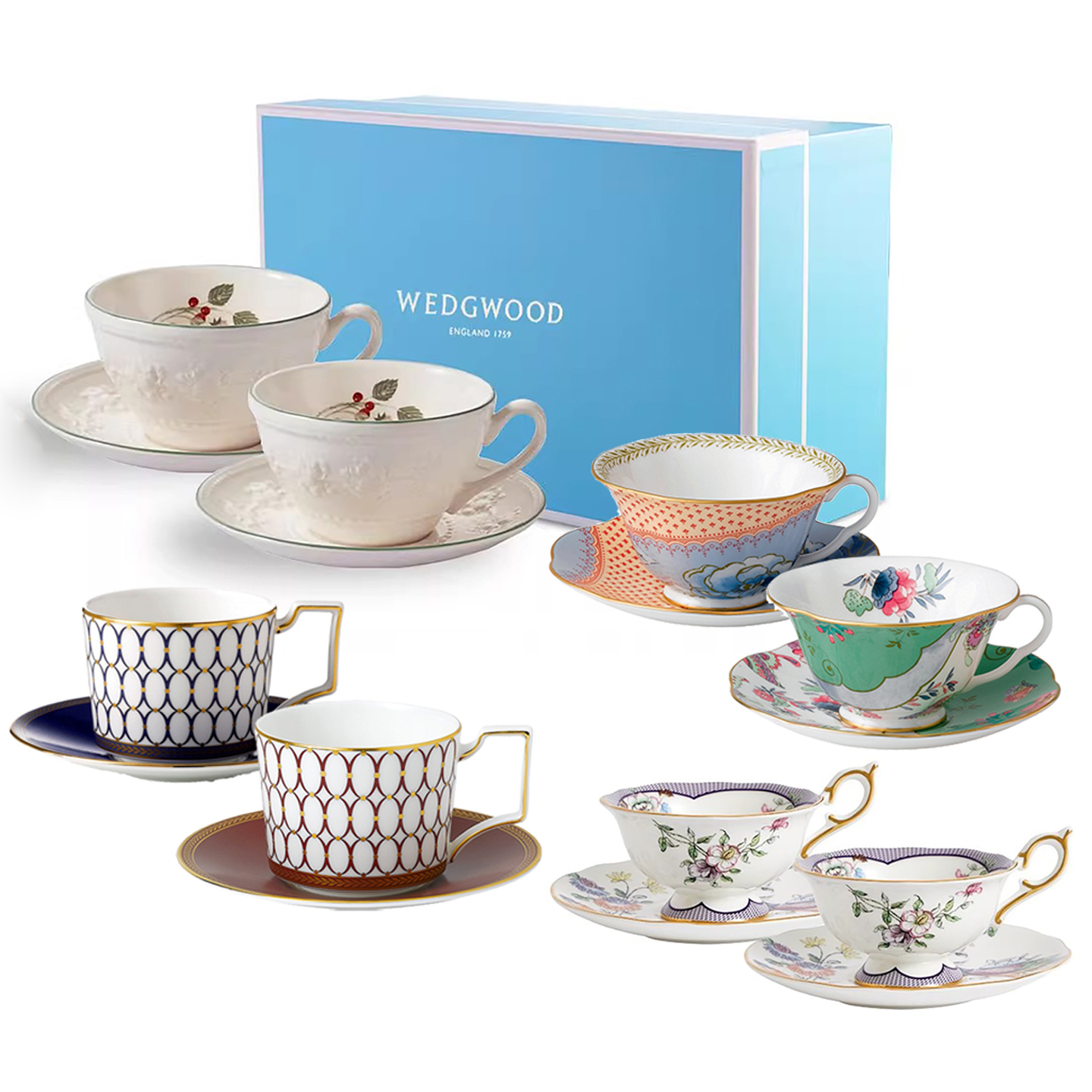 Wedgwood威基伍德咖啡杯碟轻奢