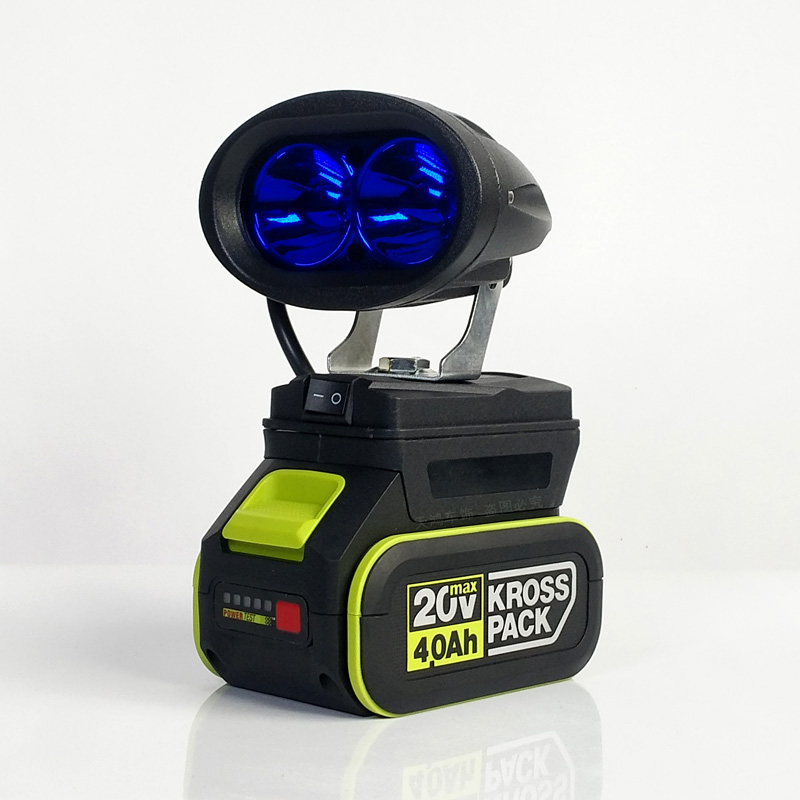 适用于威克士款蓝光灯钓鱼灯应急灯LED照明垂钓夜钓灯带USB